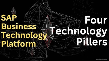 What are 4 Technology Pillers of SAP BTP? #sap #btp #sapbtp #pillers
