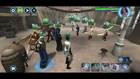 SEE/Armorer vs JMK/CAT - Sith Eternal Emperor vs Jedi Master Kenobi and Commander Ahsoka Tano #SWGOH