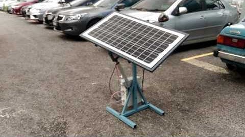 Solar Tracking System Advertisement video for J.C Enterprise