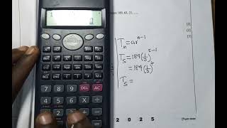 2026Grade 12 Maths: Geometric Sequences | Common Ratio, nth Term &amp; Sum to Infinity 2025 Past Paper 