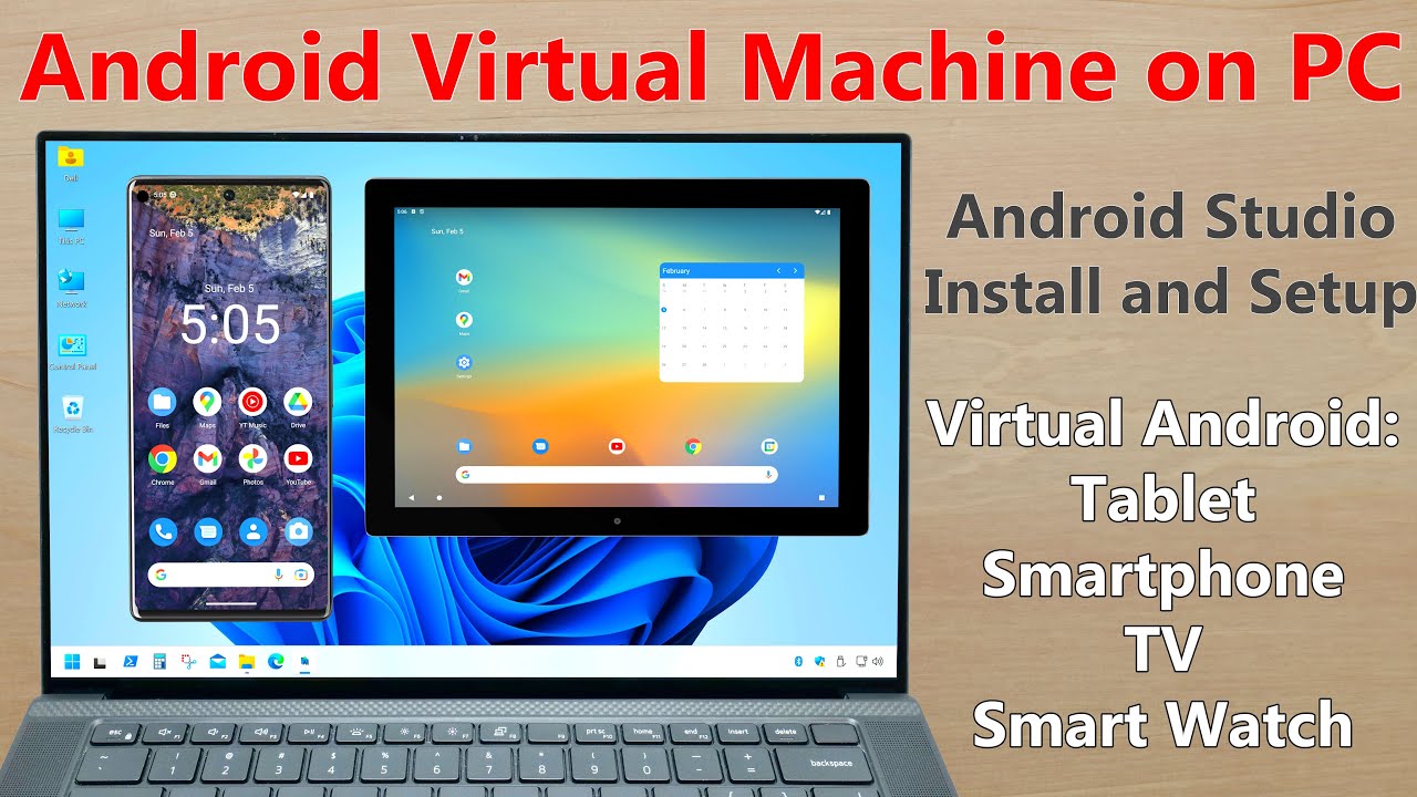 Android Studio Virtual Machine on Windows PC Install and Setup - YouTube