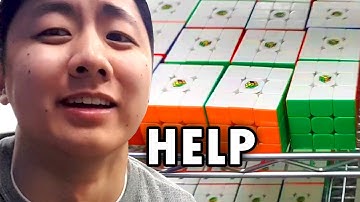 I FLEW TO SPEEDCUBESHOP TO MAKE 100 JPERM CUBES...