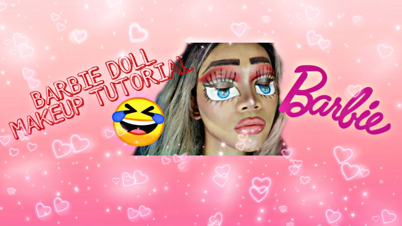 BARBIE DOLL MAKE UP LOOK TUTORIAL 😍 YouTube