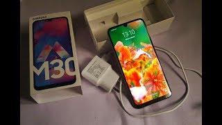 SAMSUNG GALAXY M30 with 4 CAMERA (Gradation Blue, 6+128 GB) UNBOXING & REVIEW || #CANDIDBERRY screenshot 4