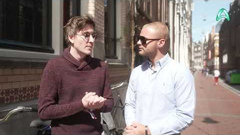 Scott Moore Gitcoin Co-founder with CJ Hetherington at DAOist GGG | ETH Amsterdam | Devconnect