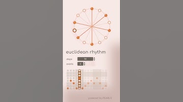 Pearls - Euclidean rhythm - 14 #rackextension #reason12 #euclidean #rhythm #musictheory