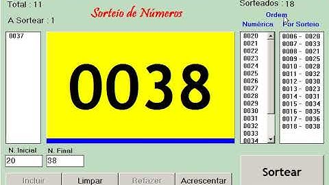 Sorteador de números ou de Bingo em Delphi 7. Whatsapp (81)999246724