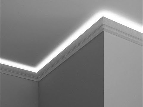 Molduras decorativas de techo y pared (10 metros lineales) para iluminación  indirecta con tiras LED