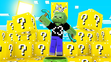 MINECRAFT LUCKY BLOCK PARKOUR 1v1v1 with AA12, RageElixir & YaBoiAction!