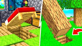 I Cheated with SECRET ENTRANCES in Minecraft Build Battle