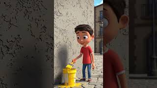🎨🌈 The Boy Who Painted the Sky#Kids stories #Inspirational story #Creativity #Hope#Positive Stories