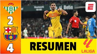 Thumbnail for BARCELONA GANÓ 4-2 en un PARTIDAZO al BETIS. GOLAZO DE JOAO FELIX y HAT-TRICK de FERRAN | La Liga