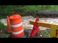 Oxbow Bridge Washed Out