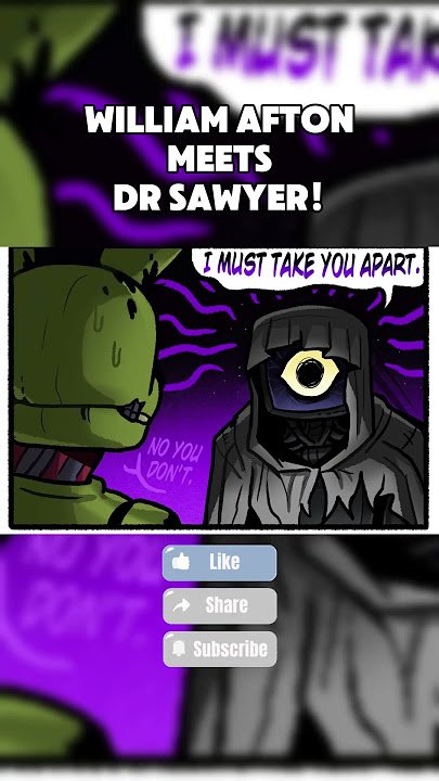 springtrap meets dr sawyer! fnaf meets poppy playtime comic dub