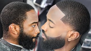 HE PAID $300 FOR THIS PERFECT HAIRCUT\/ LOW BALD TAPER\/  FADED BEARD\/ HAIRCUT TUTORIAL