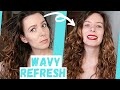 HOW TO Refresh Wavy Hair | Quick and Easy Refresh for Curly Hair