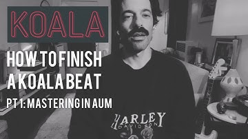 Koala Sampler - Finishing a beat in AUM