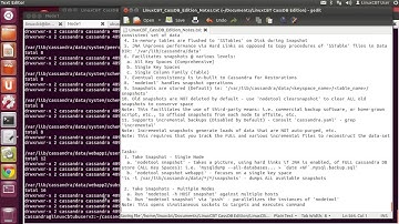 11 CASS Database   Data Snapshots