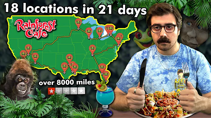 I ate at every Rainforest Cafe in the Country