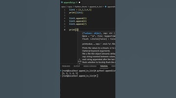 Append Items to List in Python