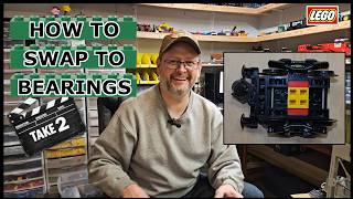 Simple Upgrade to Bearings for LEGO Train Bogies