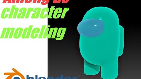 Time to create among us character || blender 2.9 for beginners hindi toturial