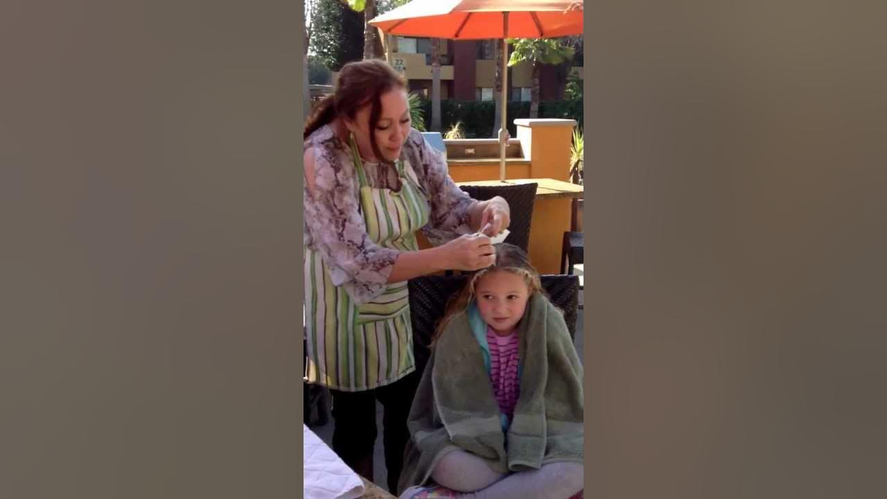 Checking for Head Lice "Wet Combing Method" (310) 8744550 YouTube