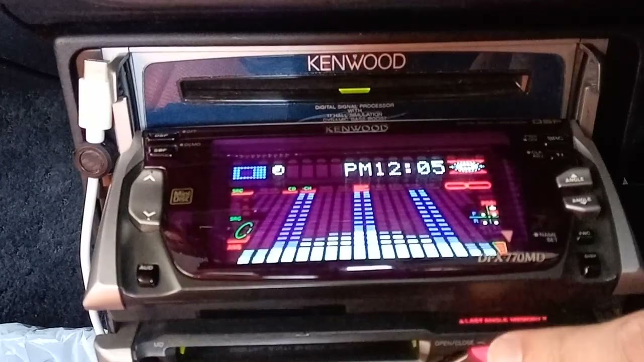 ケンウッド DPX-770MDスマホで撮影