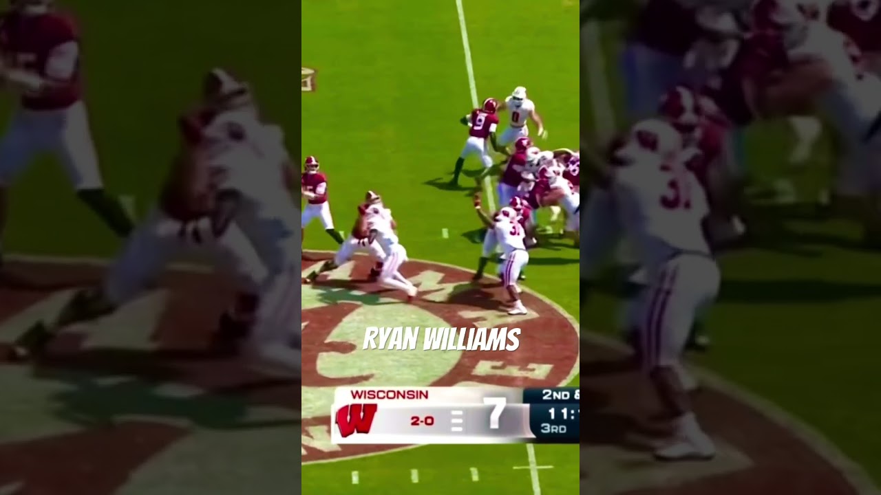 RYAN WILLIAMS Putting Defenders On SKATES #Shorts #collegefootball