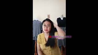 Hot online sales - Beautiful aunt sells bouncy online dresses - don't get the wrong focus
