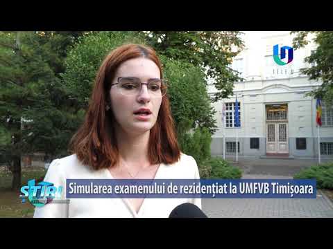 TeleU: Simularea examenului de rezidențiat la UMFVB Timișoara