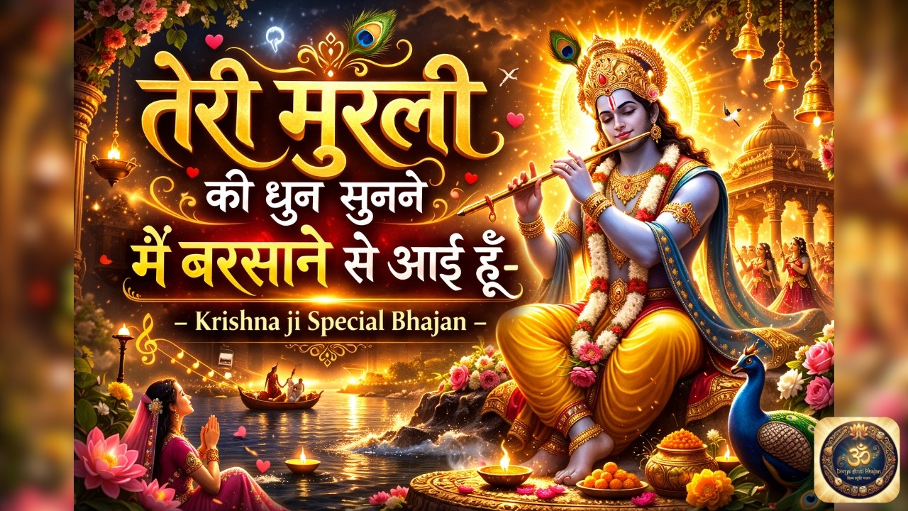 🔴 तेरी मुरली की धुन सुनने मैं बरसाने से आई हूँ | Krishna Bhajan | Divya Stuti Bhajan | Banke Bihari