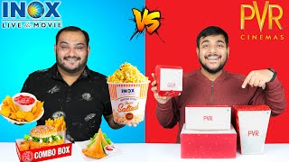 PVR Vs INOX Multiplex Food Comparison | Movie Theater Food Challenge | Food Eating | Viwa Food World screenshot 3