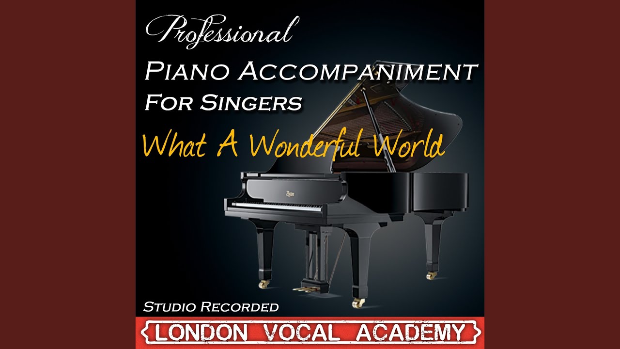 What a Wonderful World (&#39;Louis Armstrong&#39; Piano Accompaniment) (Professional Karaoke Backing ...