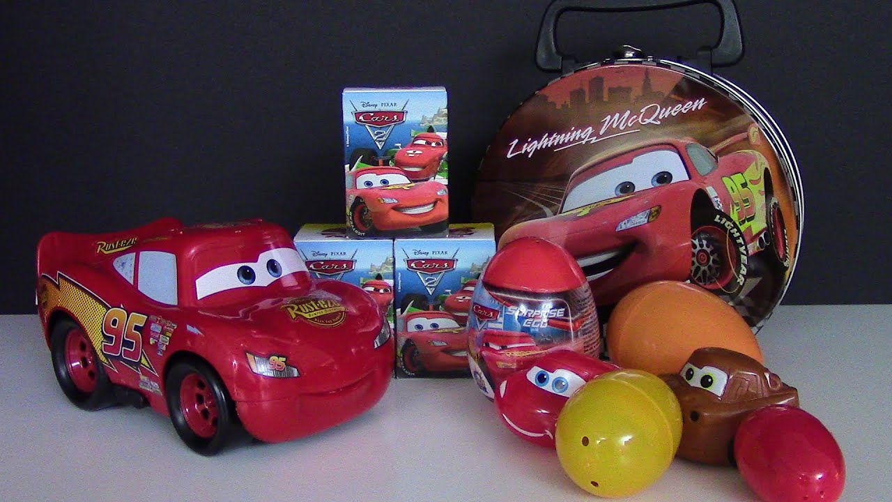 Talking Lightning McQueen, 9 Disney Cars SURPRISES, BestToySurprises
