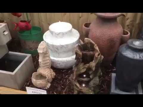 In Excess Ringwood Garden Centre Water Feature Range Youtube