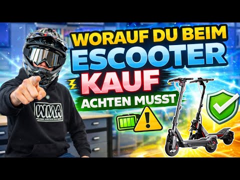 Worauf du beim E-Scooter Kauf achten musst!