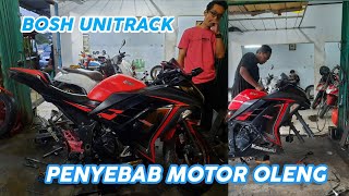 PENYEBAB MOTOR GOYANG SAAT JALAN❗BOSH UNITRACK NINJA 250