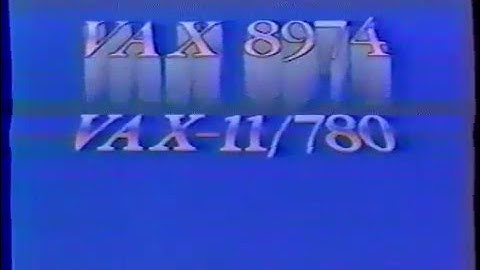 Digital Equipment - New York VAX 8974 Cluster Install - Jul 1987