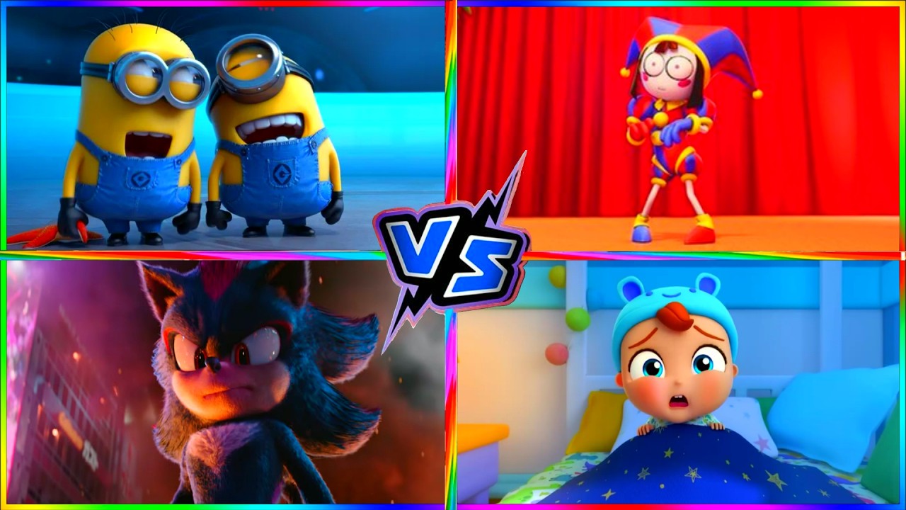 Tiles Hop EDM Rush.EXE - Minions.exe 🆚 Pomni.exe 🆚 Sonic.exe 🆚 Little Angel.exe 🎶 Tiles Hop EDM Rush