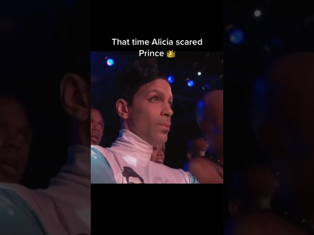 Prince was shook😂 #shorts #shortvideo #prince #prince44 #music #pop #rnb #aliciakeys #musician class=