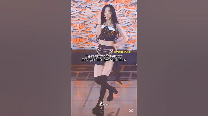 K-pop groups debut year if they debuted with all minor #babymonster #illit #lesserafim #ive #njz