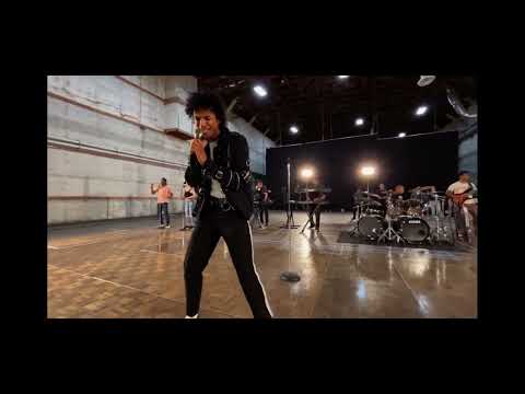 Jaafar Jackson Rehearsing โBadโ