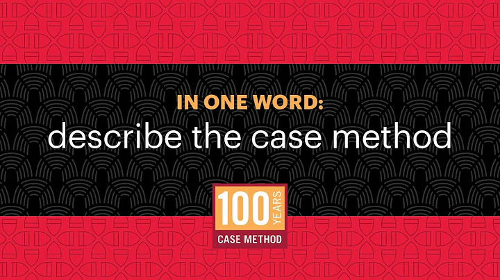 In a Word: The Case Method