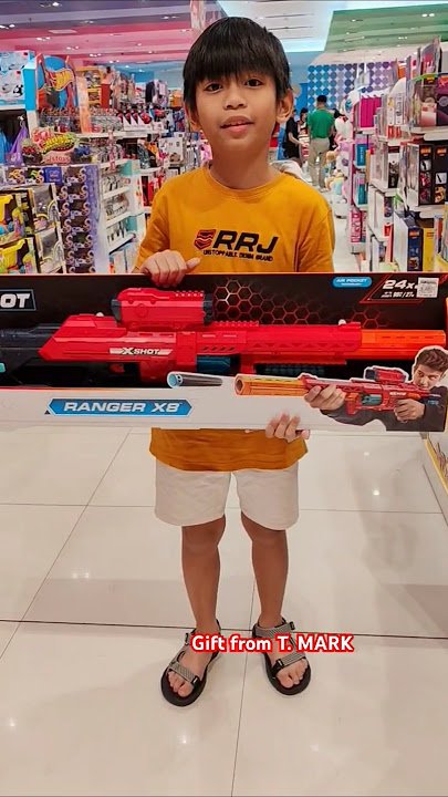 KYRIE EXCITED TO PLAY XSHOT ZURU FROM TOY KINGDOM #TOYKINGDOM #xshot #zuru