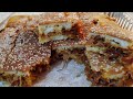 Пирог с капустой на кефире/ Очень вкусный и быстрый рецепт