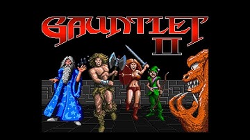 Gauntlet II (Arcade 60Hz) - Intro / Attract Mode