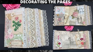 FILE FOLDER CASCADING MINI ALBUM ~ EMBELLISHING