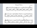 Simple waltz in a minor  composed by me  dch