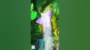 water fall in 3d animation